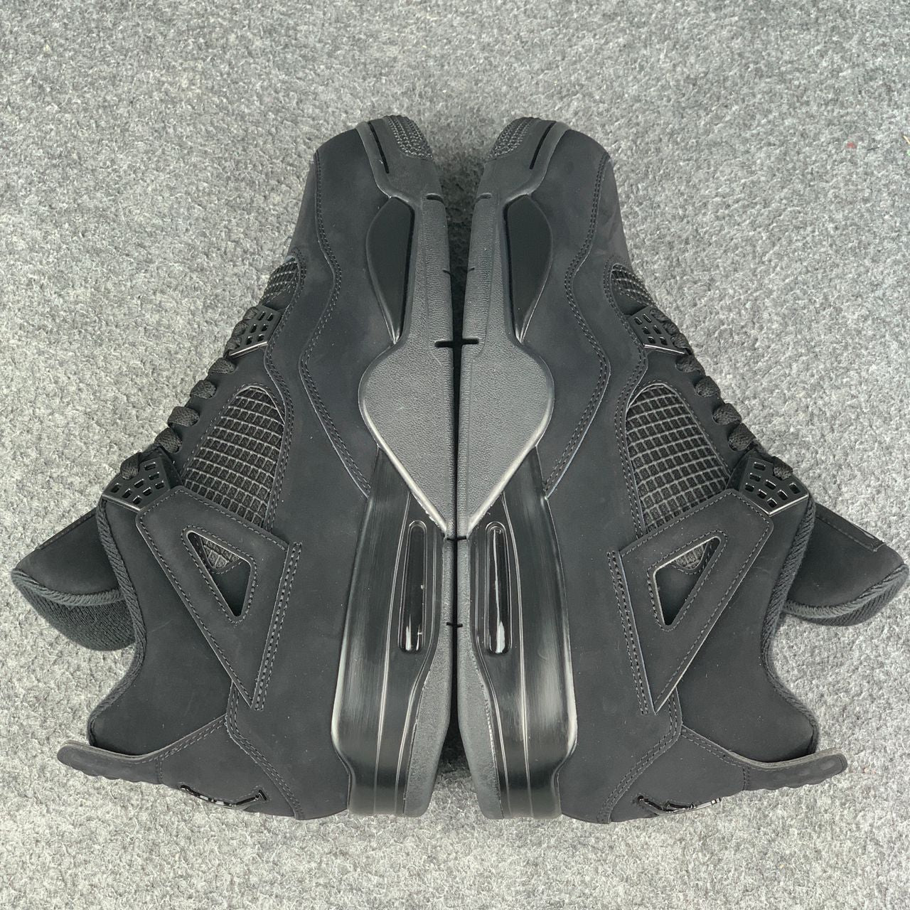Air Jordan 4 Retro 'Black Cat' 2020 – All-Black Suede Sneakers