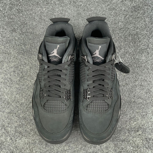 Air Jordan 4 Retro 'Black Cat' 2025 – All-Black OG Sneakers
