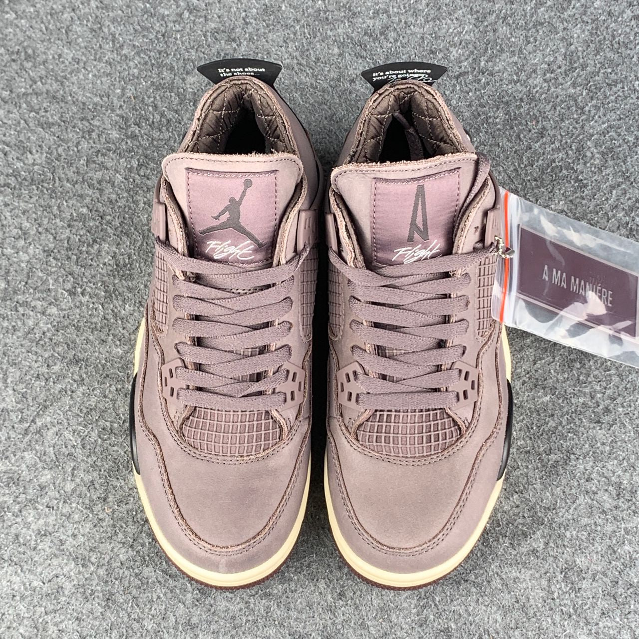 A Ma Maniére x Air Jordan 4 Retro 'Violet Ore' Sneakers