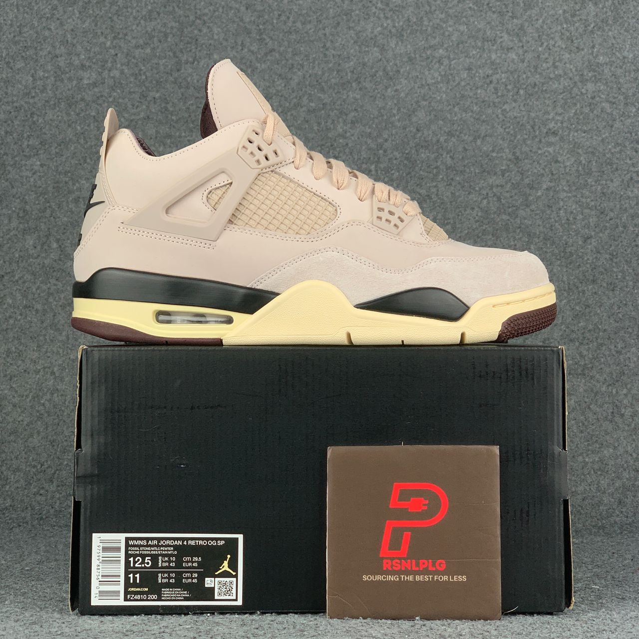 A Ma Maniére x Women's Air Jordan 4 Retro 'While You Were Sleeping' Sneakers