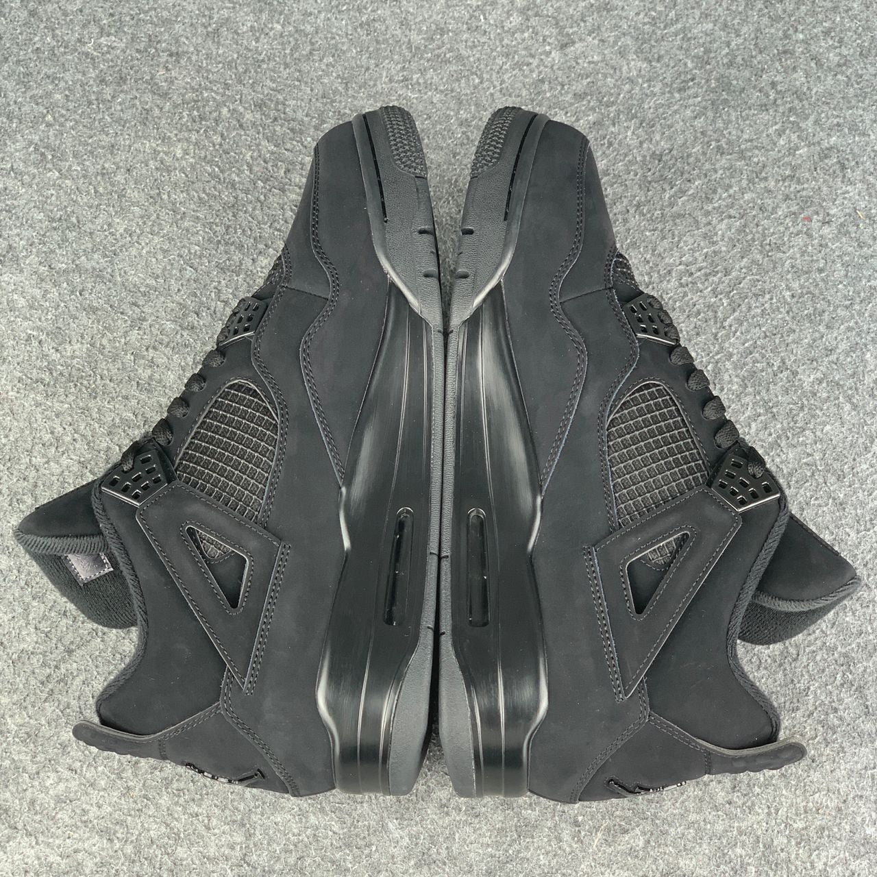 Air Jordan 4 Retro 'Black Cat' 2020 – All-Black Suede Sneakers