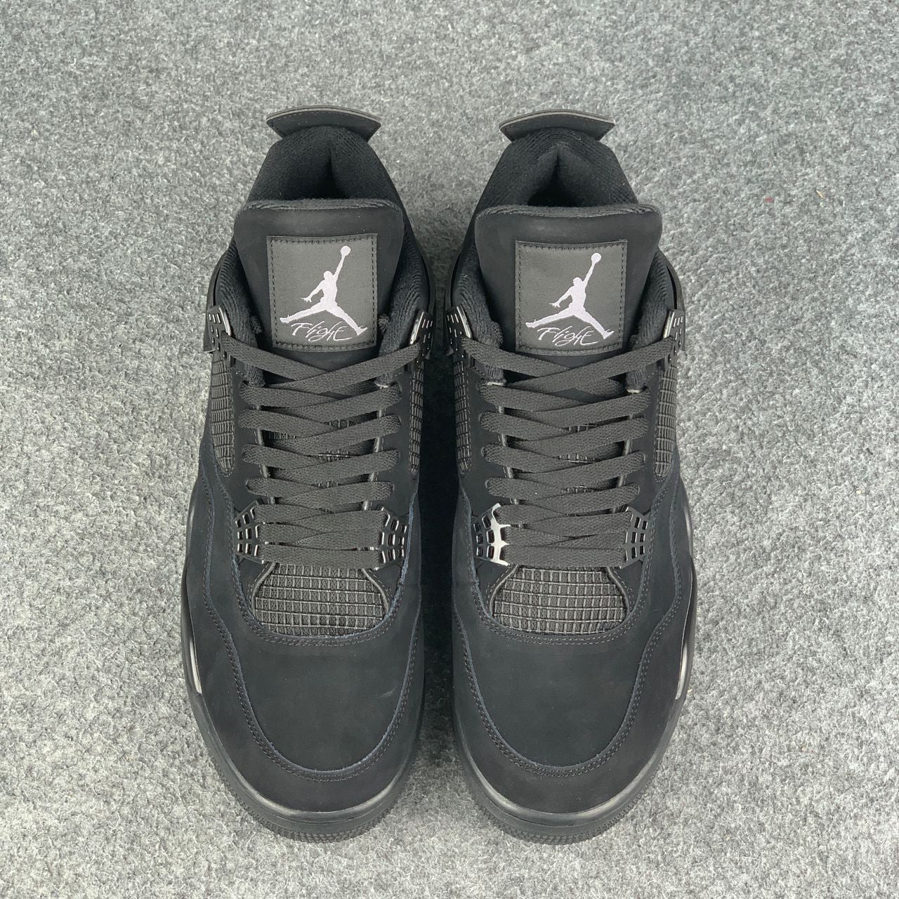 Air Jordan 4 Retro 'Black Cat' 2020 – All-Black Suede Sneakers