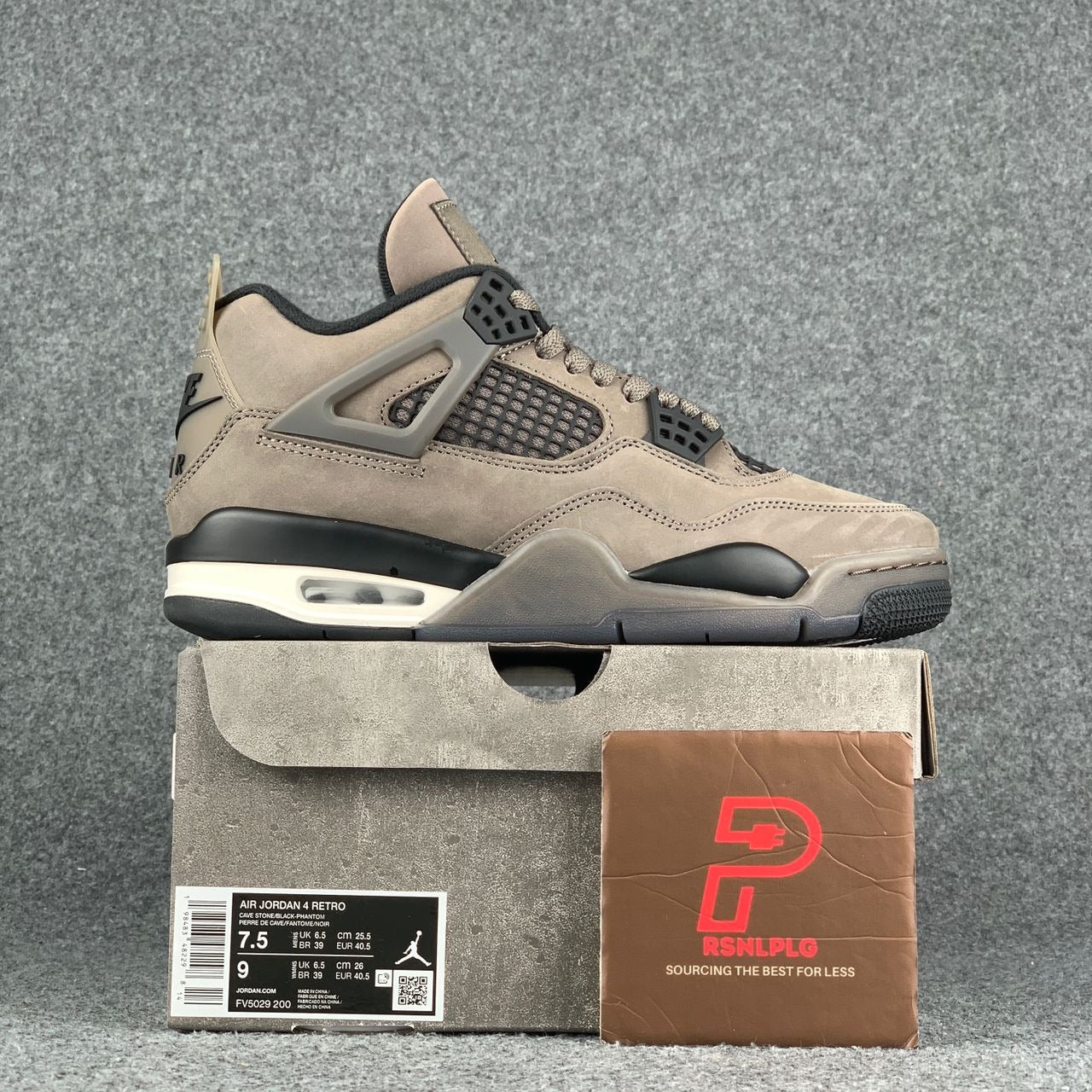 Air Jordan 4 Retro 'Cave Stone' 2025 – Earth Tone Sneakers